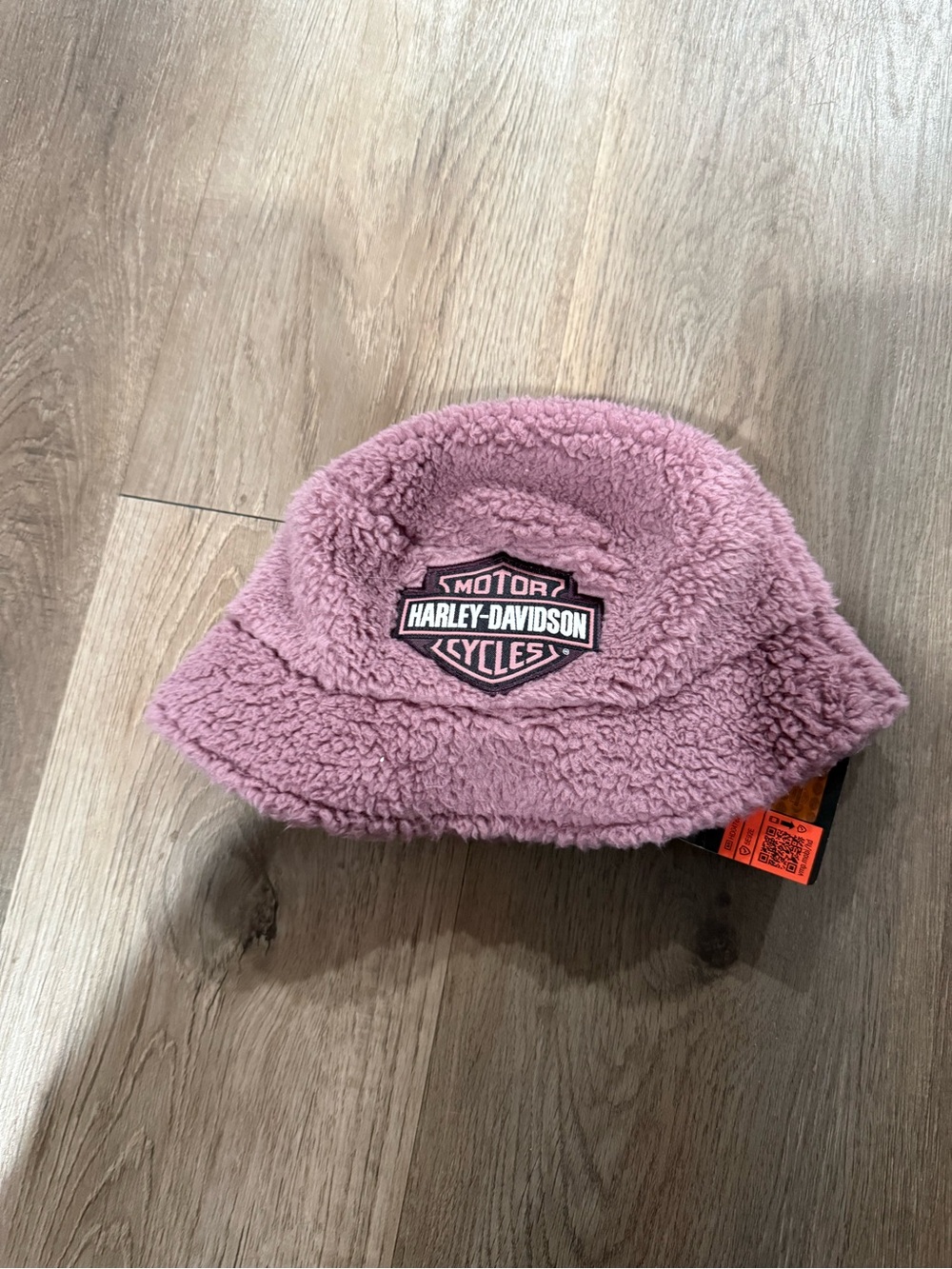 Harley-Davidson Light Pink Sherpa Bucket Hat
